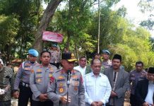 Ketua Umum MUI Banten Dampingi Kapolda dalam Peletakan Batu Pertama Jembatan Merah Putih Presisi di Serang