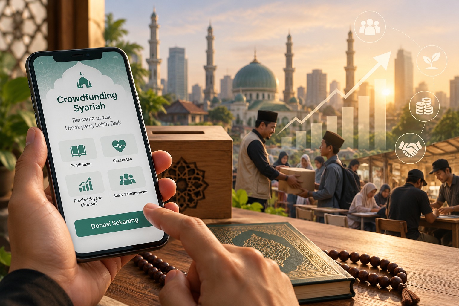 Crowdfunding Syariah: Mengubah Kepedulian Menjadi Kekuatan Ekonomi Umat di Era Digital